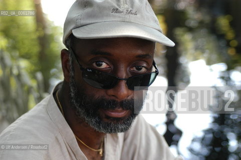 American writer Eddy Harris. PAris, September 4, 2005 - ©Ulf Andersen/Rosebud2