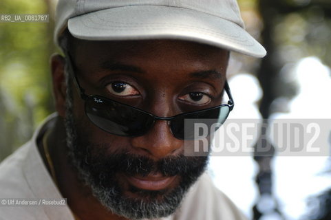 American writer Eddy Harris. PAris, September 4, 2005 - ©Ulf Andersen/Rosebud2