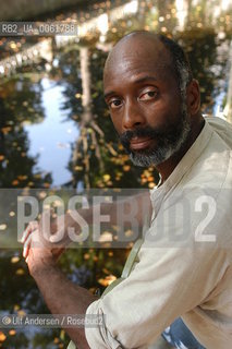 American writer Eddy Harris. PAris, September 4, 2005 - ©Ulf Andersen/Rosebud2