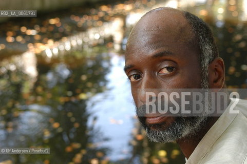 American writer Eddy Harris. PAris, September 4, 2005 - ©Ulf Andersen/Rosebud2