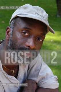 American writer Eddy Harris. PAris, September 4, 2005 - ©Ulf Andersen/Rosebud2