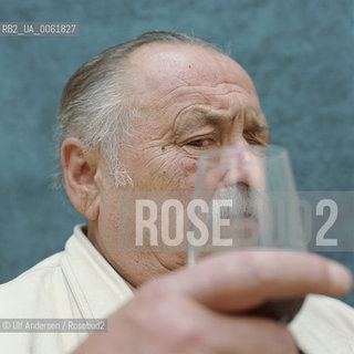 American writer Jim Harrison. Paris, September 27, 2002 - ©Ulf Andersen/Rosebud2