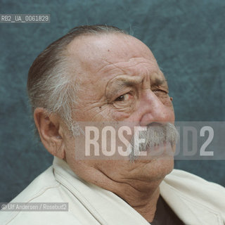 American writer Jim Harrison. Paris, September 27, 2002 - ©Ulf Andersen/Rosebud2