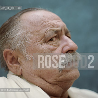 American writer Jim Harrison. Paris, September 27, 2002 - ©Ulf Andersen/Rosebud2