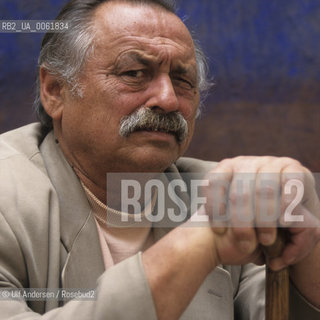 American writer Jim Harrison. Paris, September 27, 2002 - ©Ulf Andersen/Rosebud2