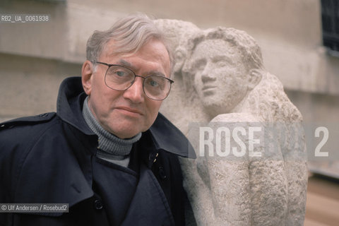 American writer John Hawkes. Paris, March 12, 1989 - ©Ulf Andersen/Rosebud2