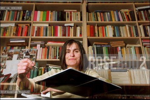 Belgian writer Kristien Hemmerechts. Antwerpen, January 6, 2003 - ©Ulf Andersen/Rosebud2