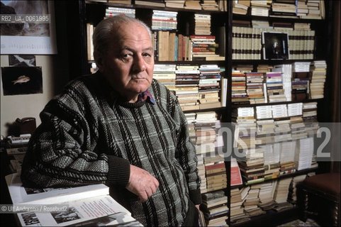 Polish writer Gustave Herling. Napoli, January 6, 1993 - ©Ulf Andersen/Rosebud2