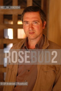 Spanish author Felipe Hernandez at book fair near Rouen. ©Ulf Andersen/Rosebud2