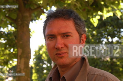 Spanish author Felipe Hernandez at book fair near Rouen. ©Ulf Andersen/Rosebud2