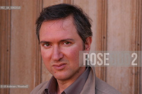 Spanish author Felipe Hernandez at book fair near Rouen. ©Ulf Andersen/Rosebud2