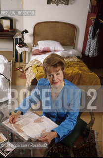 American writer Mary Higgins Clark. Paris, June 12, 1997 - ©Ulf Andersen/Rosebud2