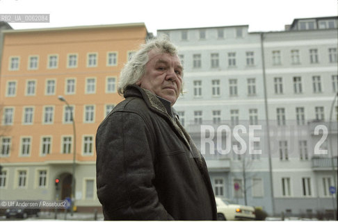 German writer Wolfgang Hilbig. Berlin, January 28, 2001 - ©Ulf Andersen/Rosebud2