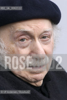 German writer Edgar Hilsenrath. Paris, March 29, 2010 - ©Ulf Andersen/Rosebud2