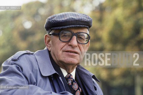 Czech writer Josef Hirsal. Paris, October 21, 1991 - ©Ulf Andersen/Rosebud2