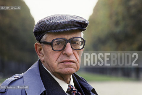 Czech writer Josef Hirsal. Paris, October 21, 1991 - ©Ulf Andersen/Rosebud2