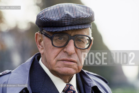 Czech writer Josef Hirsal. Paris, October 21, 1991 - ©Ulf Andersen/Rosebud2