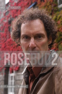 American writer David Homel. Paris, October 19, 2004 - ©Ulf Andersen/Rosebud2