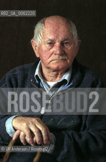 Czech writer Bohumil Hrabal. Paris, June 7, 1995 - ©Ulf Andersen/Rosebud2