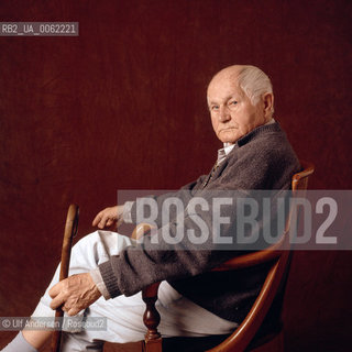 Czech writer Bohumil Hrabal. Paris, June 7, 1995 - ©Ulf Andersen/Rosebud2