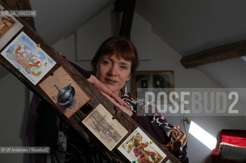 Canadian author at home in paris. ©Ulf Andersen/Rosebud2