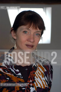 Canadian writer Nancy Huston. Paris, May 13, 2003 - ©Ulf Andersen/Rosebud2