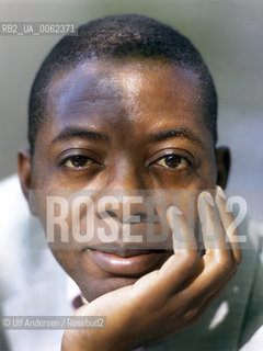 Moses Isegawa, also known as Sey Wava, an Ugandan writer. Amsterdam, August 29, 2000 - ©Ulf Andersen/Rosebud2