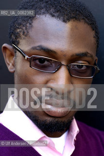 American writer Uzodinma Iweala, Nigerian born. Paris, September 27, 2008 - ©Ulf Andersen/Rosebud2