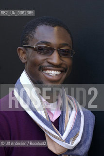 American writer Uzodinma Iweala, Nigerian born. Paris, September 27, 2008 - ©Ulf Andersen/Rosebud2