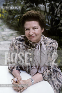 English writer Phyllis Dorothy James. Paris, July 6, 1987 - ©Ulf Andersen/Rosebud2