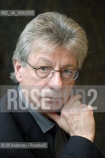 German writer Reinhard Jirgl. Paris, November 23, 2010 - ©Ulf Andersen/Rosebud2