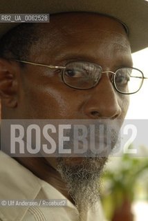 English poet and writer Linton Kwesi Johnson. Toulouse, June 20, 2007, - ©Ulf Andersen/Rosebud2