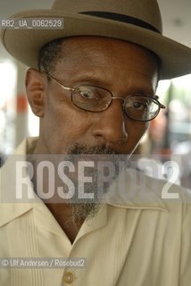 English poet and writer Linton Kwesi Johnson. Toulouse, June 20, 2007, - ©Ulf Andersen/Rosebud2