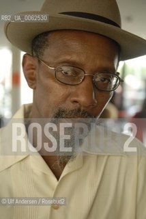 English poet and writer Linton Kwesi Johnson. Toulouse, June 20, 2007, - ©Ulf Andersen/Rosebud2