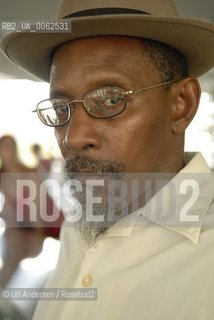 English poet and writer Linton Kwesi Johnson. Toulouse, June 20, 2007, - ©Ulf Andersen/Rosebud2