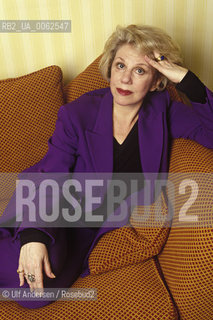 American writer and feminist Erica Jong. Paris, March 3, 1998 - ©Ulf Andersen/Rosebud2