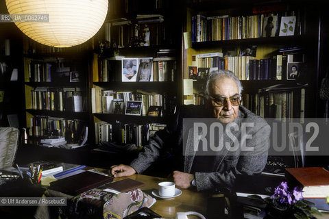 Turkish writer Yachar Kemal. Istanbul, April 30, 1992 - ©Ulf Andersen/Rosebud2