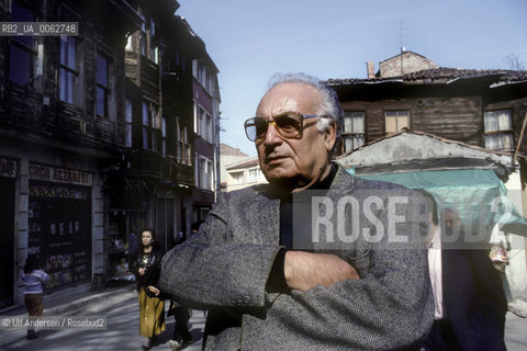 Turkish writer Yachar Kemal. Istanbul, April 30, 1992 - ©Ulf Andersen/Rosebud2