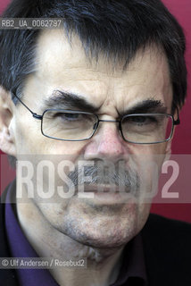 Irish journalist and crime novelist Gene Kerrigan. Lyon, April 15, 2008 - ©Ulf Andersen/Rosebud2