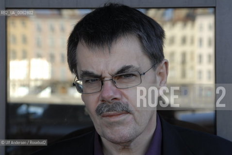 Irish journalist and crime novelist Gene Kerrigan. Lyon, April 15, 2008 - ©Ulf Andersen/Rosebud2