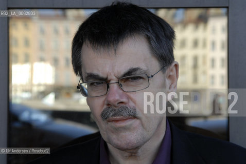 Irish journalist and crime novelist Gene Kerrigan. Lyon, April 15, 2008 - ©Ulf Andersen/Rosebud2