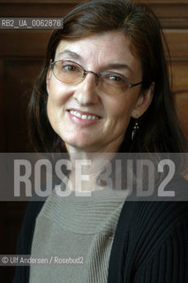 American writer Barbara Kingslover. Paris, October 20, 2002 - ©Ulf Andersen/Rosebud2