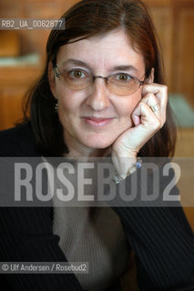 American writer Barbara Kingslover. Paris, October 20, 2002 - ©Ulf Andersen/Rosebud2