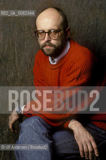 Lithuanian writer Saulius Tomas Kondrotas. Paris, October 21, 1991 - ©Ulf Andersen/Rosebud2