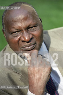 Ahmadou Kourouma, writer from Ivory Coast. Paris, September 15, 2000 - ©Ulf Andersen/Rosebud2