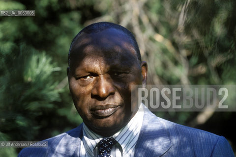 Ahmadou Kourouma, writer from Ivory Coast. Paris, September 15, 2000 - ©Ulf Andersen/Rosebud2