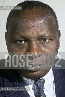 Ahmadou Kourouma, writer from Ivory Coast. Paris, December 13, 1989 - ©Ulf Andersen/Rosebud2