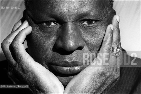 Ahmadou Kourouma, writer from Ivory Coast. Paris, December 13, 1989 - ©Ulf Andersen/Rosebud2