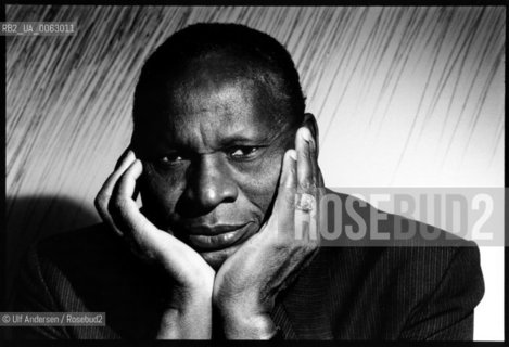 Ahmadou Kourouma, writer from Ivory Coast. Paris, December 13, 1989 - ©Ulf Andersen/Rosebud2