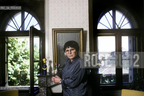 Hungarian writer Agotha Kristof. Neuchatel, July 1, 1991 - ©Ulf Andersen/Rosebud2